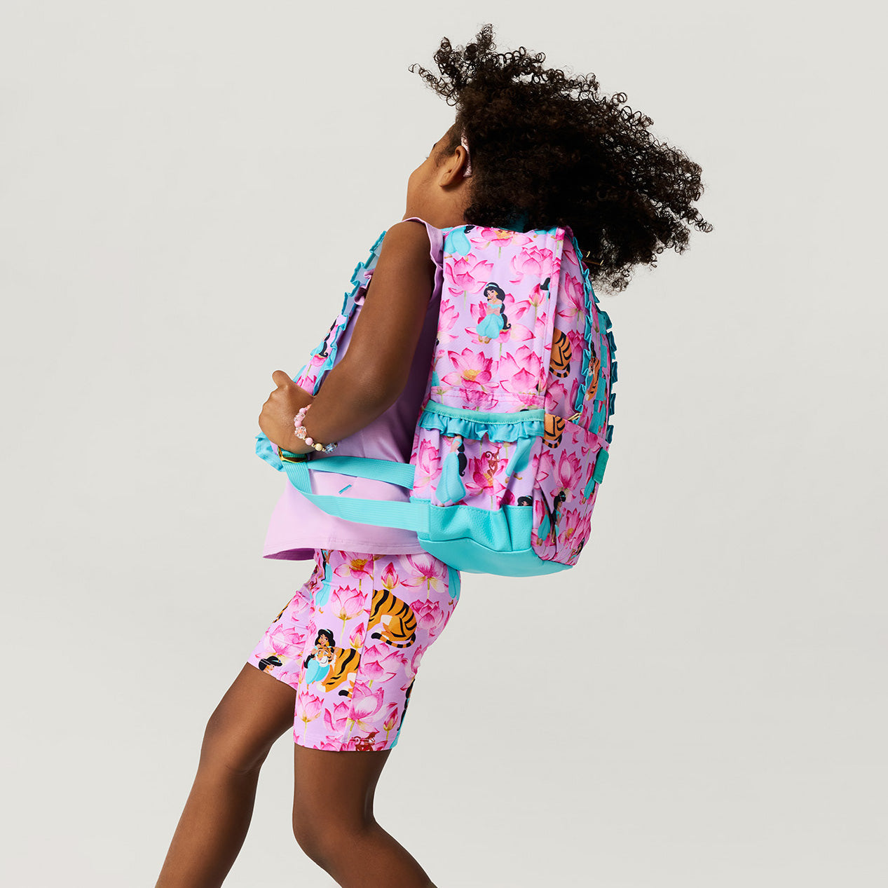 Disney Princess Jasmine Ruffled Backpack