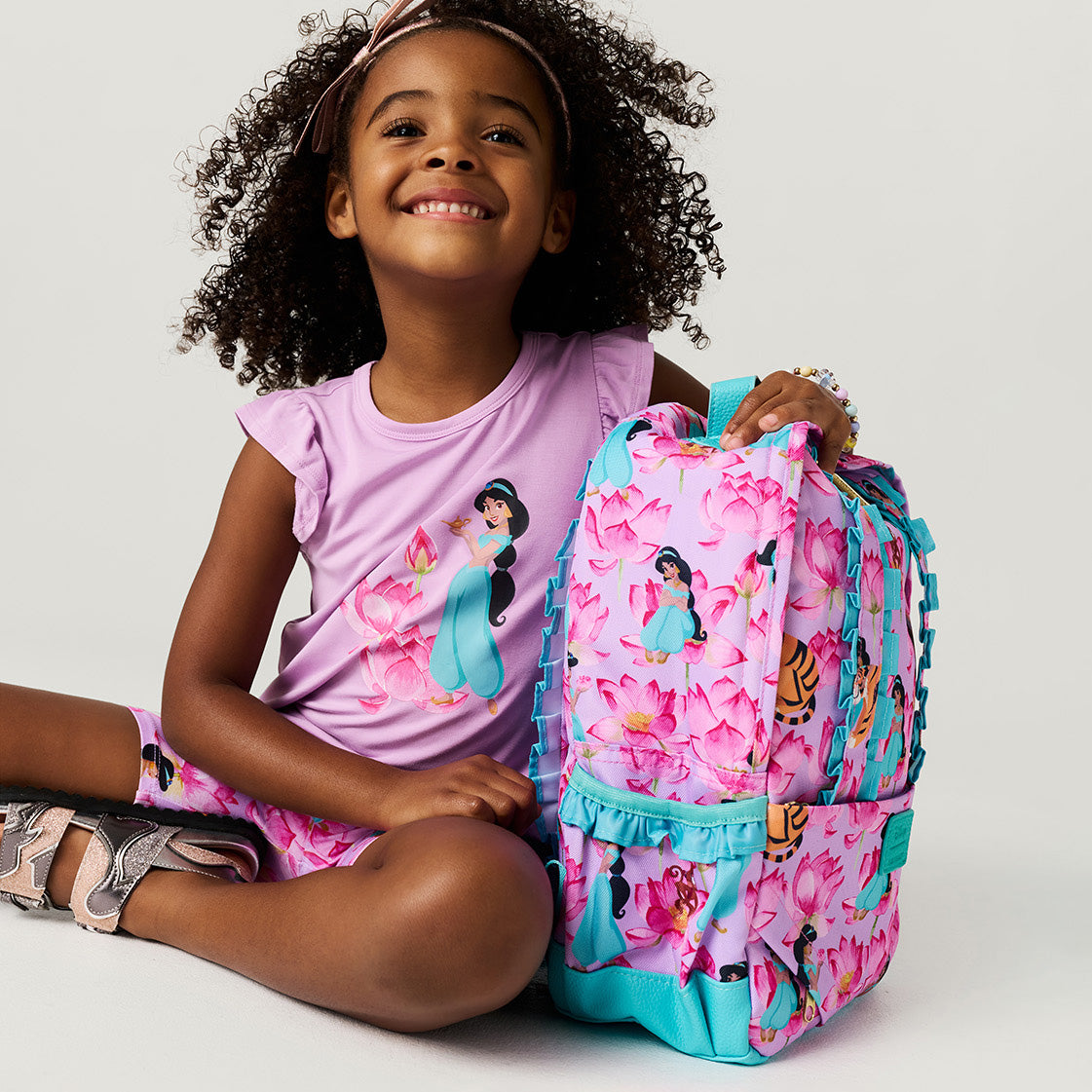 Disney Princess Jasmine Ruffled Backpack