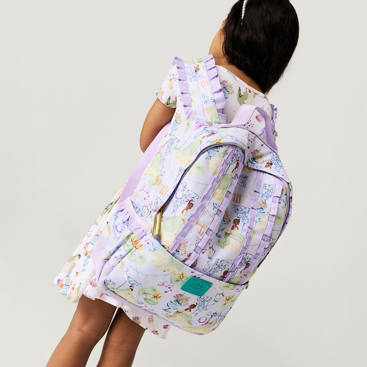 Disney Princess Tiana Ruffled Backpack