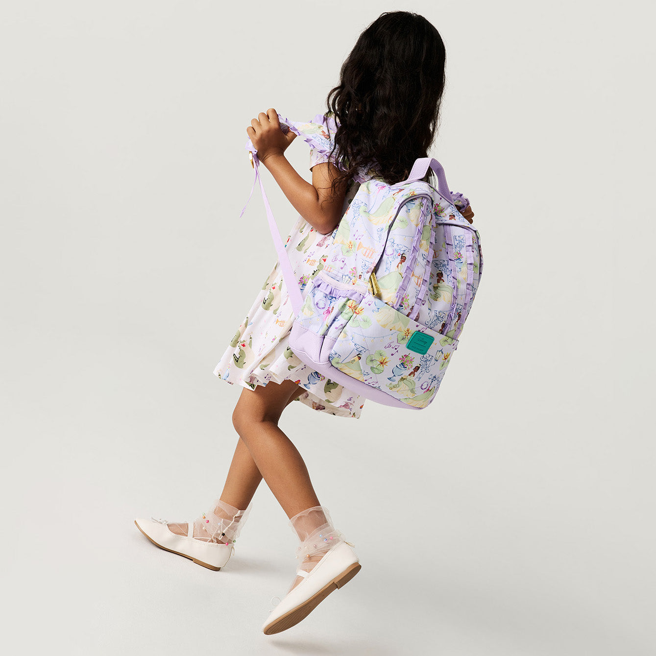 Disney Princess Tiana Ruffled Backpack