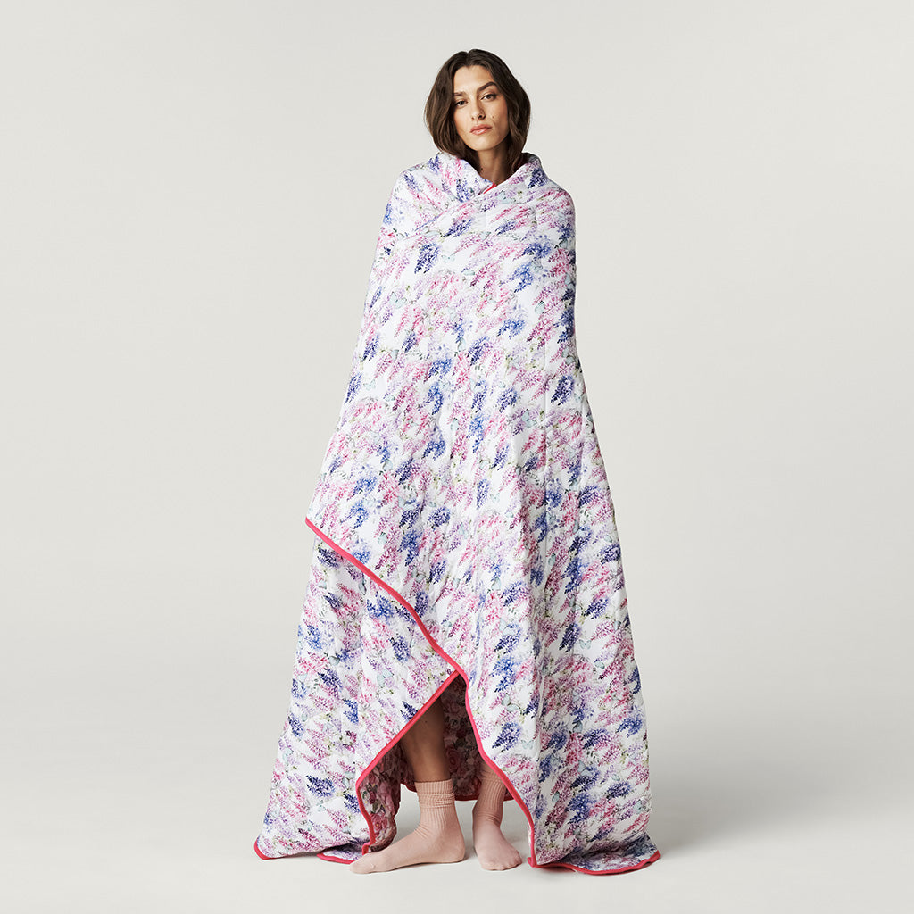Elly & Laura Jane Reversible Quilted Patoo? Blanket