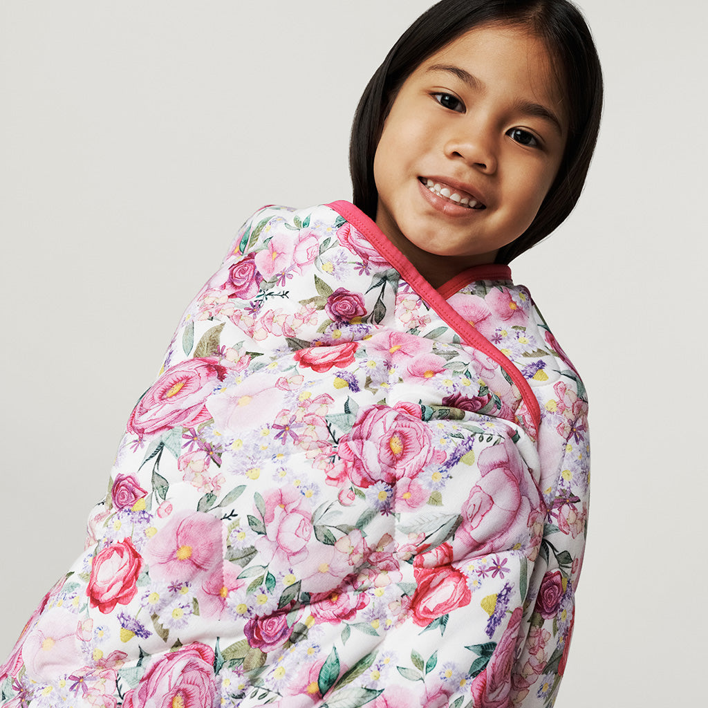 Elly & Laura Jane Reversible Quilted Patoo? Blanket