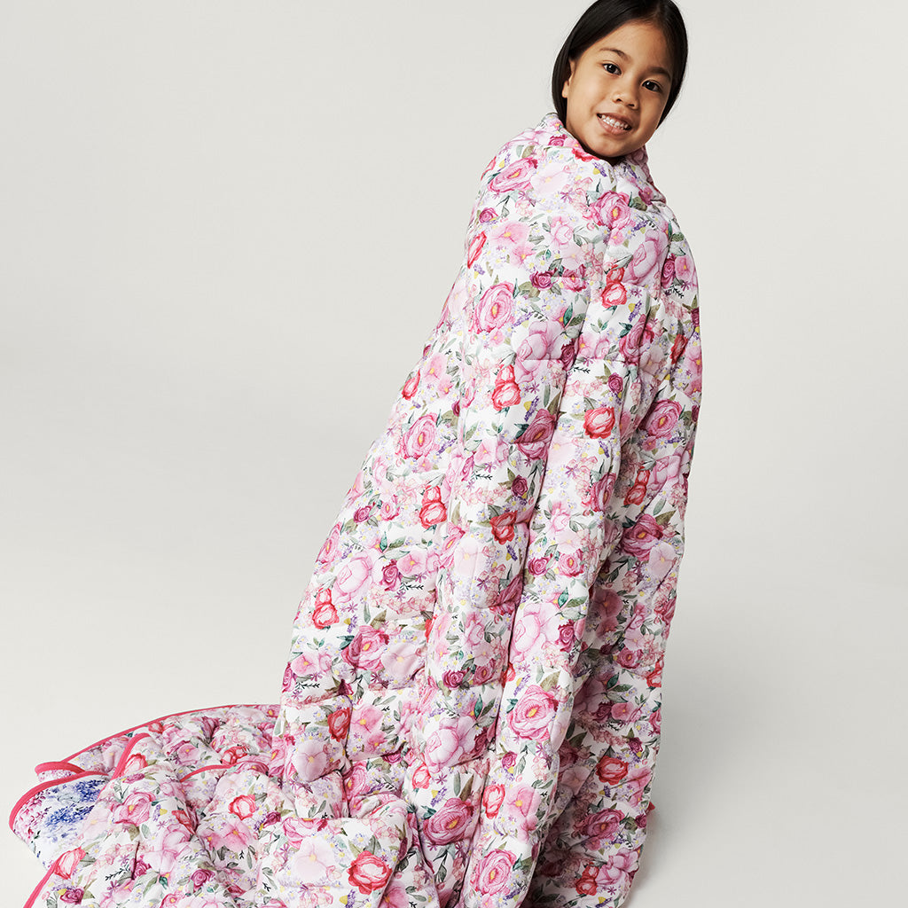 Elly & Laura Jane Reversible Quilted Patoo? Blanket