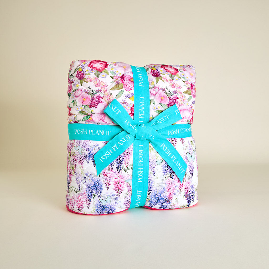 Elly & Laura Jane Reversible Quilted Patoo? Blanket