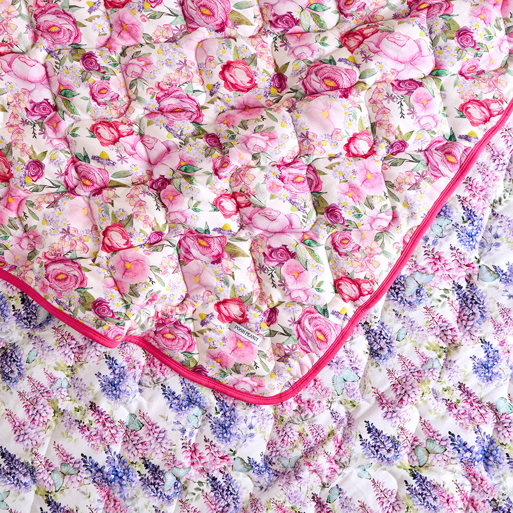 Elly & Laura Jane Reversible Quilted Patoo? Blanket