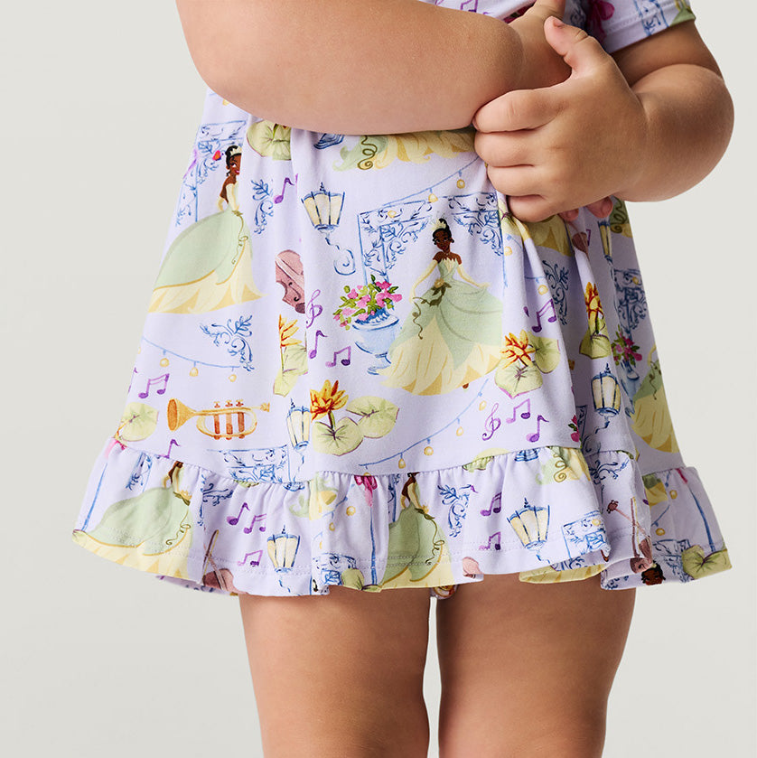 Disney Princess Tiana Ruffled Twirl Bodysuit Dress