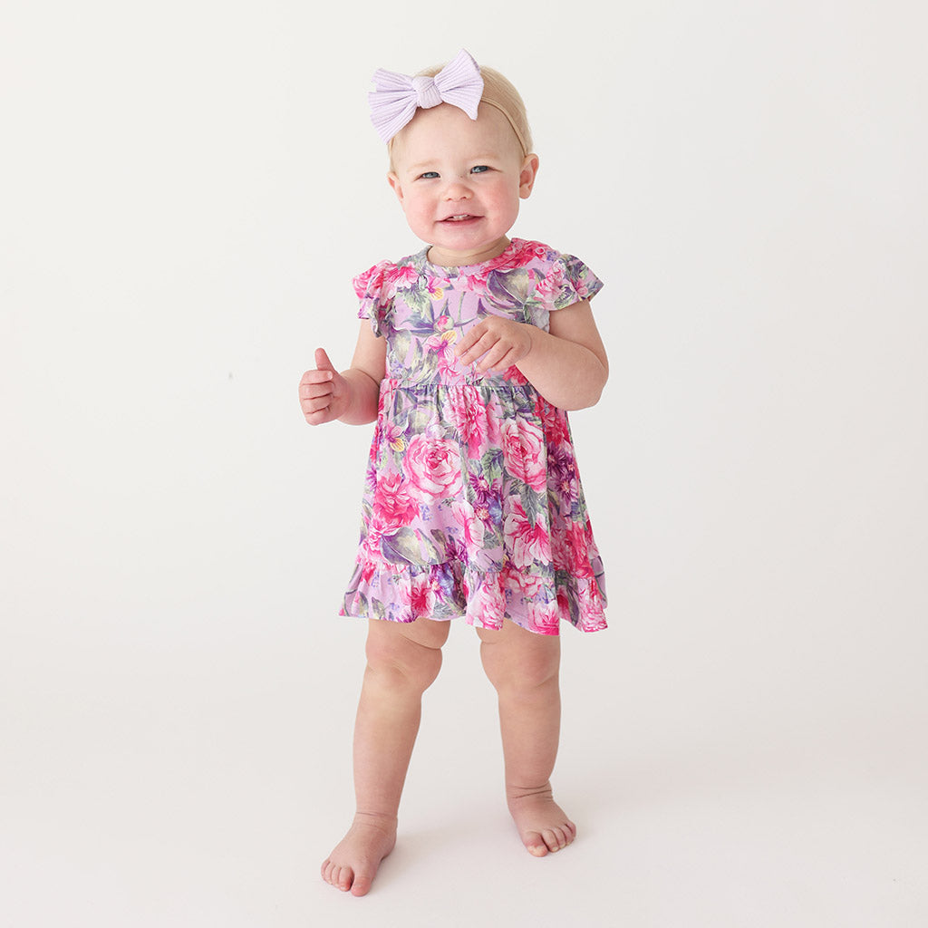 Ellery Ruffled Twirl Bodysuit Dress