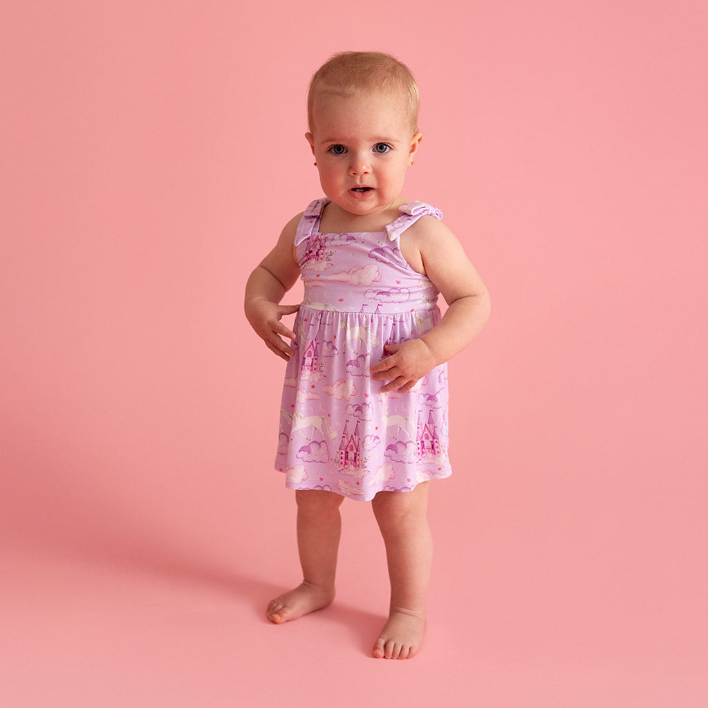 Lilith Bow Babydoll Bodysuit Dress