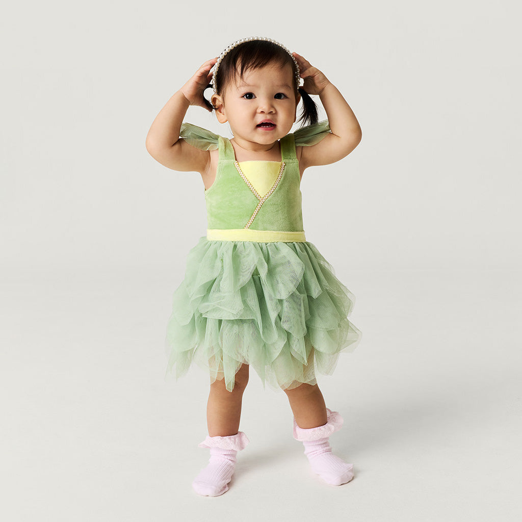 Disney Tiana Velour Bodysuit Dress