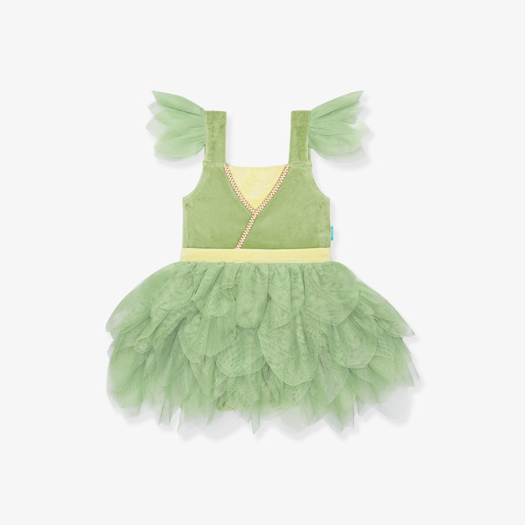 Disney Tiana Velour Bodysuit Dress