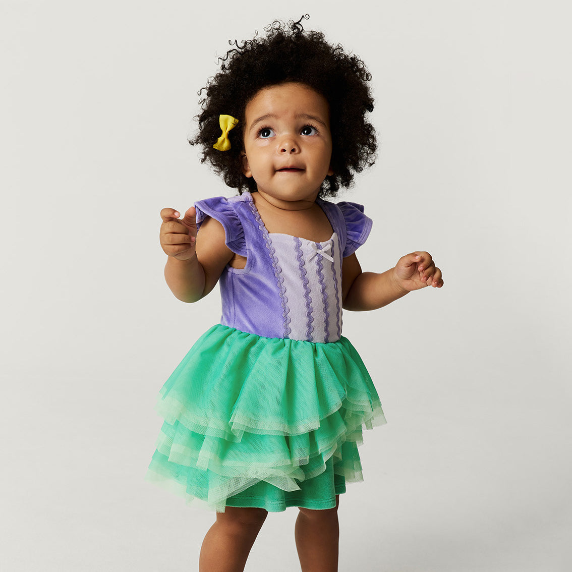 Disney Ariel Velour Bodysuit Dress