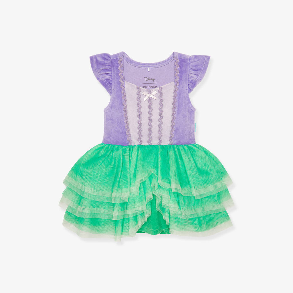 Disney Ariel Velour Bodysuit Dress