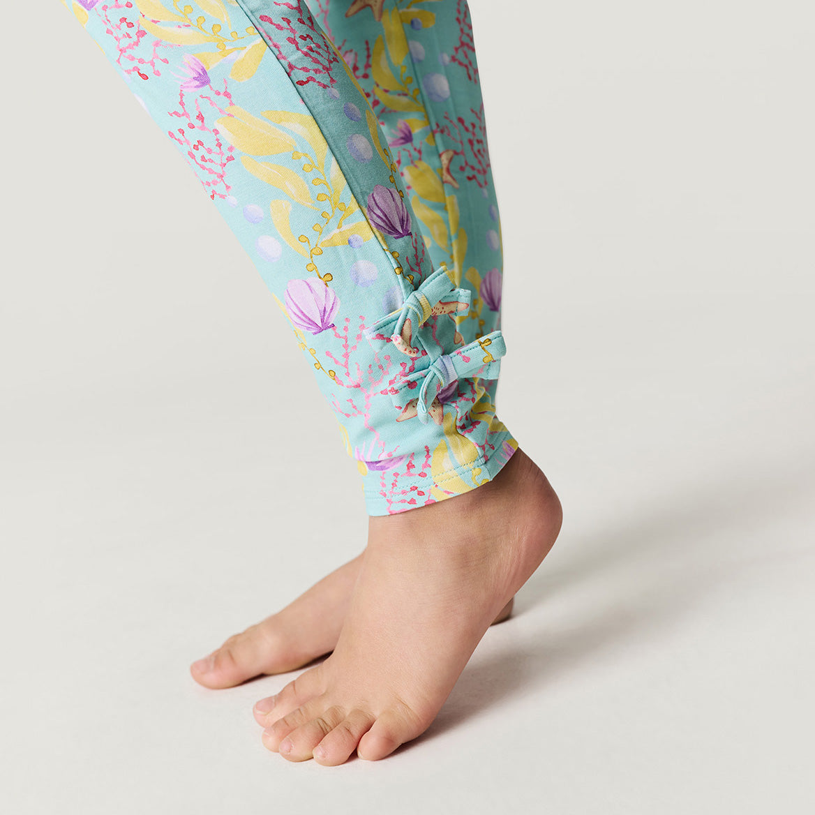 Disney Ariel Coral Bow Leggings