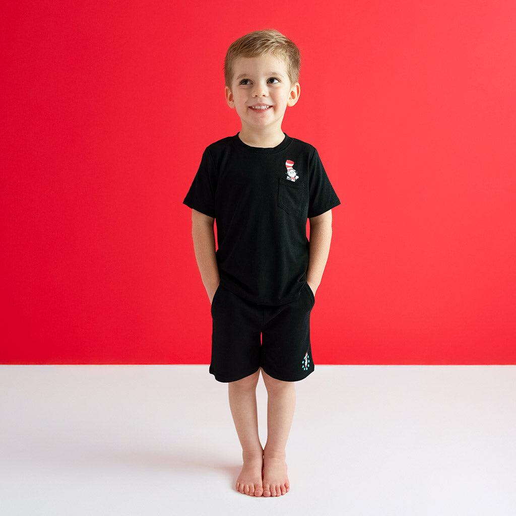 Dr. Seuss Cat Star French Terry Shorts