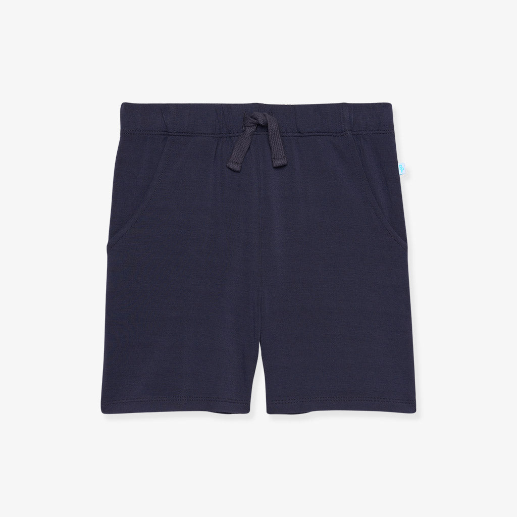 Varsity Navy French Terry Shorts