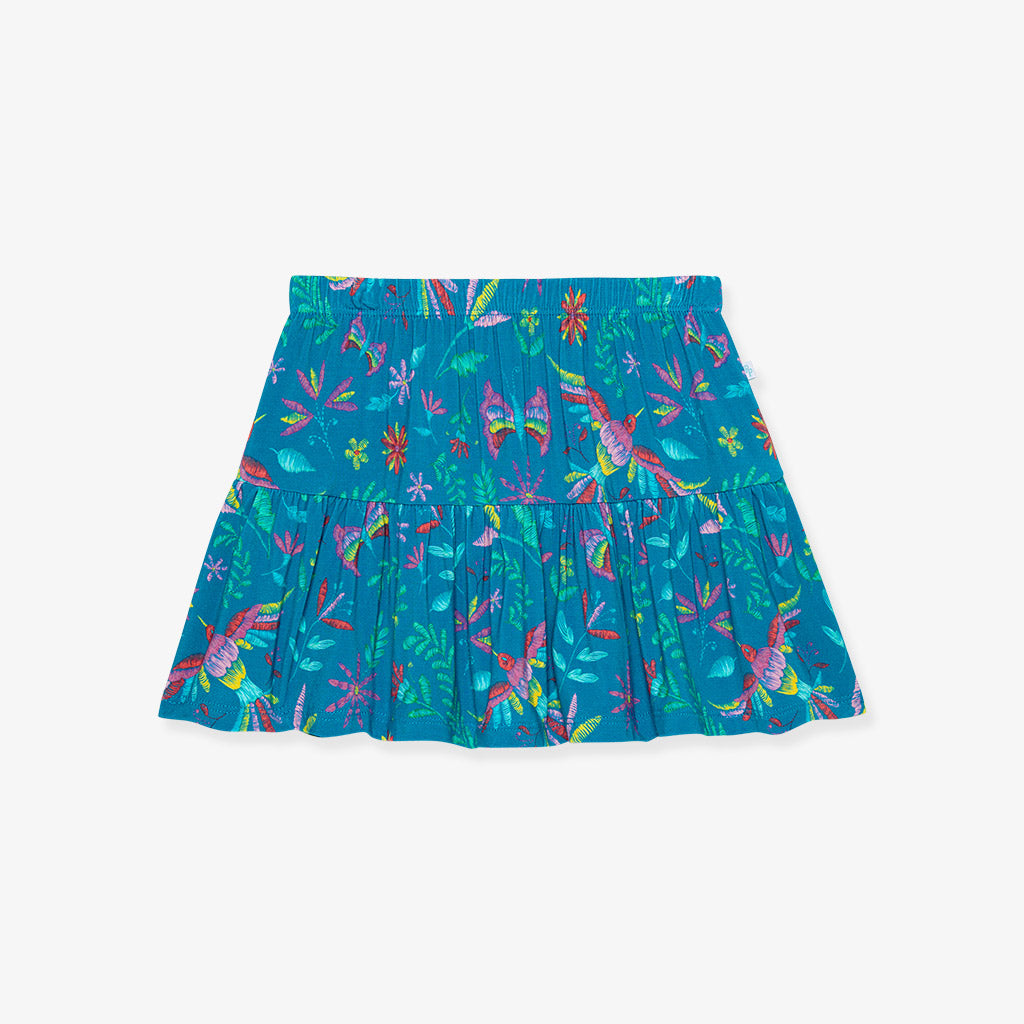 Svala Blue Skater Skirt