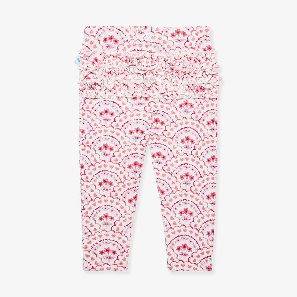 Janelle Pointelle Ruffled Bum Leggings