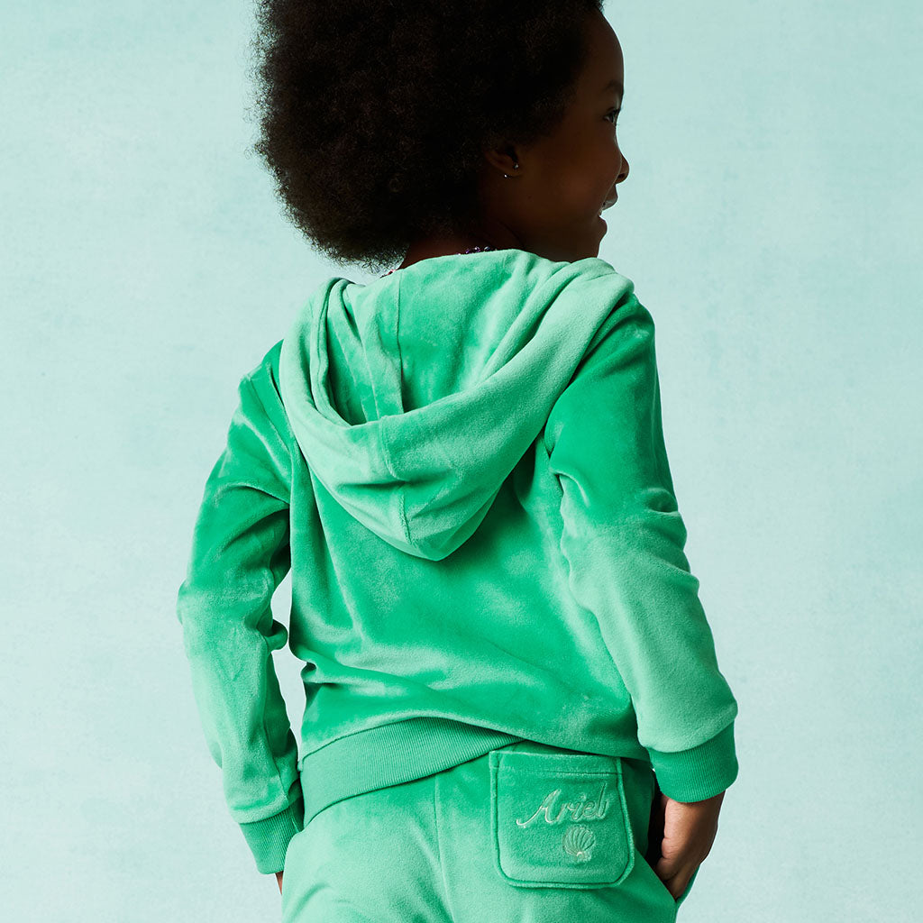 Disney Ariel Velour Zip Hoodie