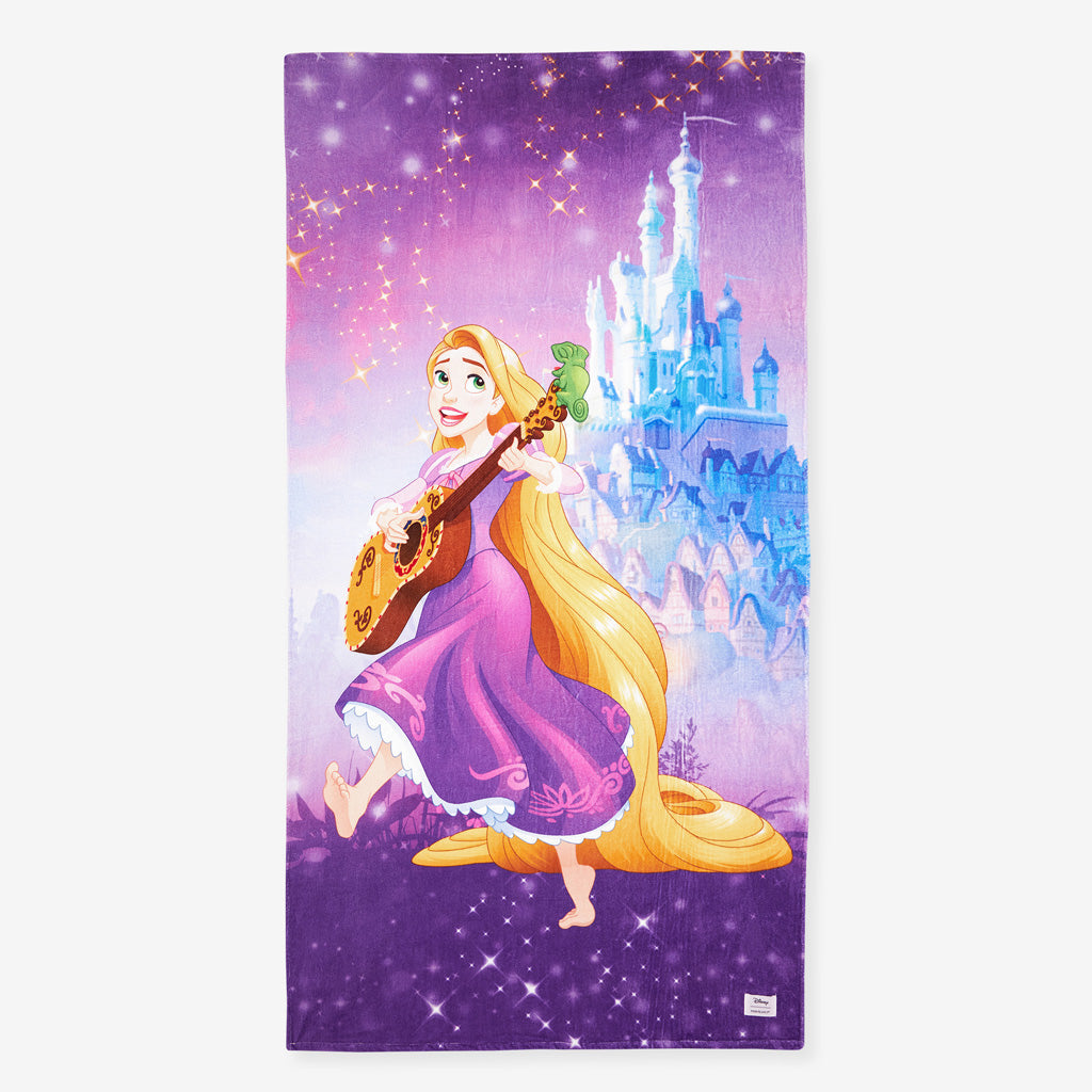 Disney Rapunzel Sparkle Beach Towel