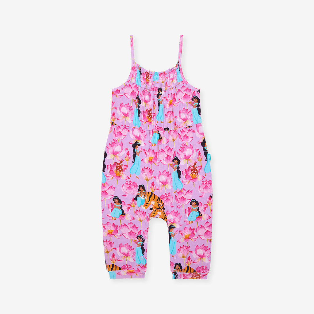 Disney Princess Jasmine Sleeveless Smocked Jumpsuit