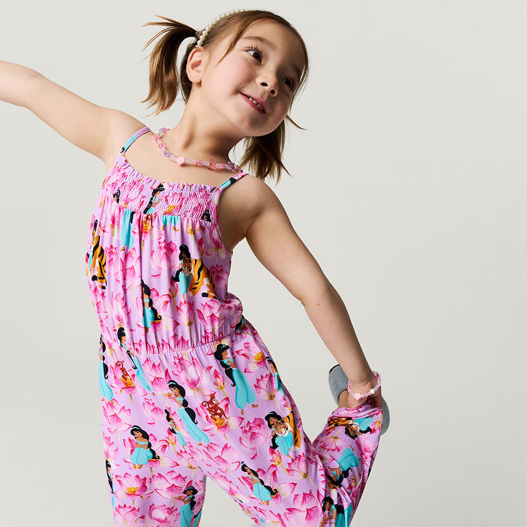 Disney Princess Jasmine Sleeveless Smocked Jumpsuit