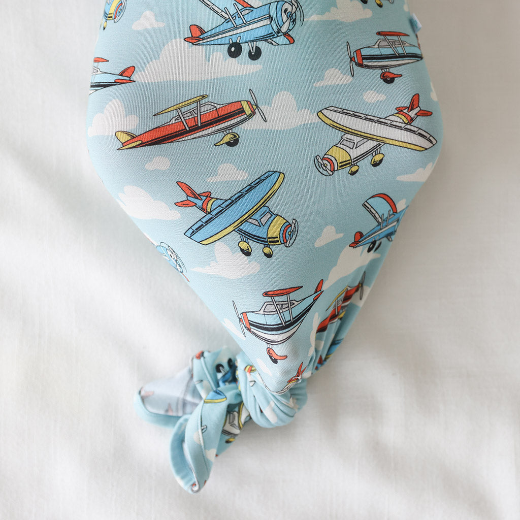 Posh Planes Knotted Gown