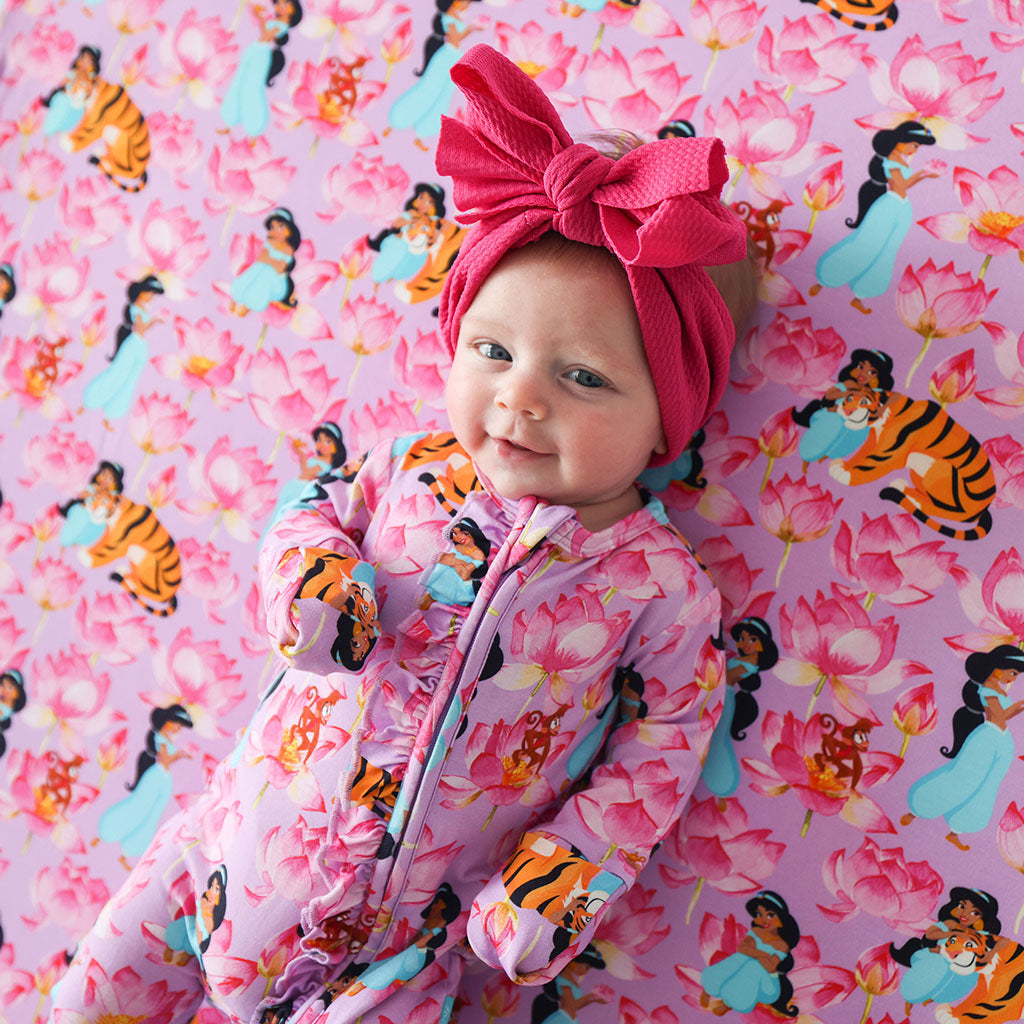 Disney Princess Jasmine Footie Ruffled Zippered One Piece