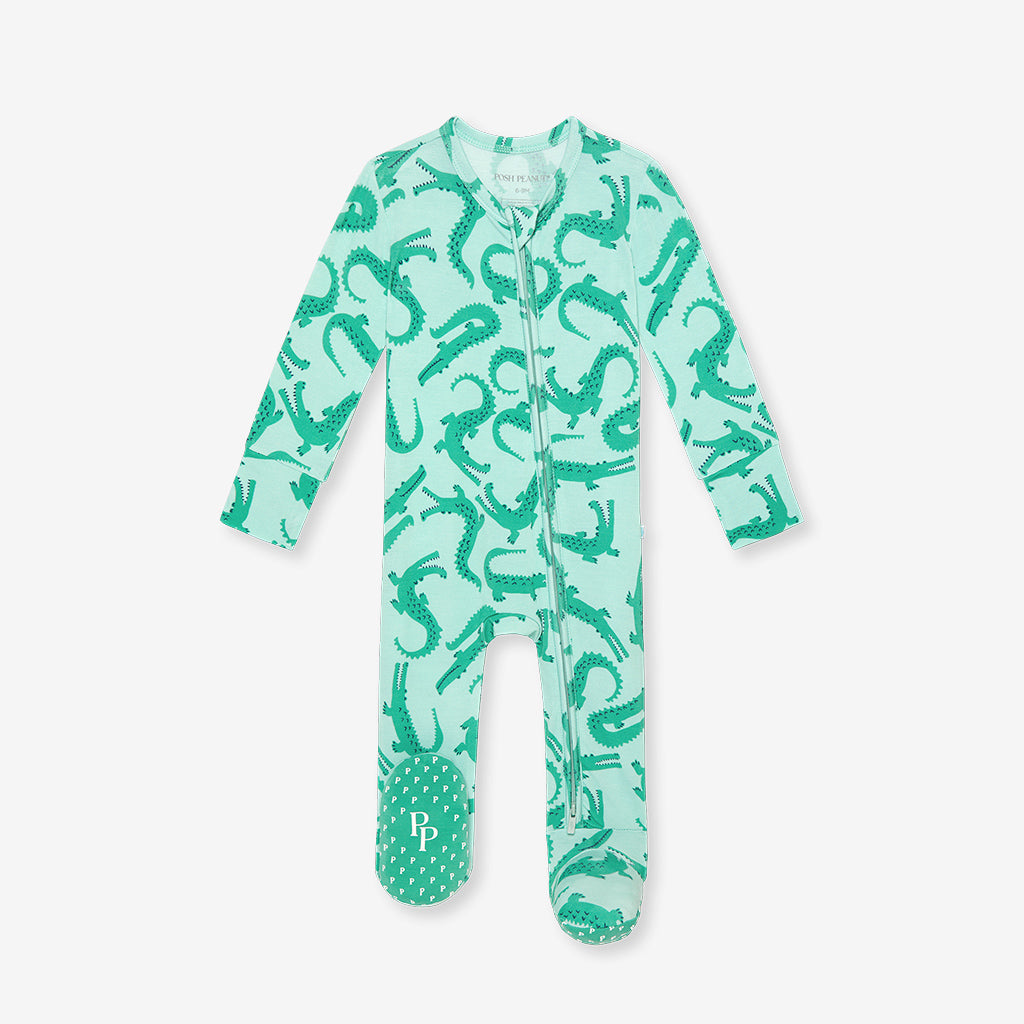 Smiles Footie Zippered One Piece