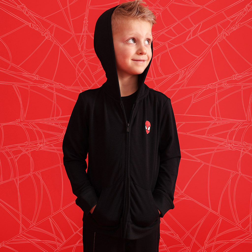 Marvel Spider-Man French Terry Zippered Hoodie