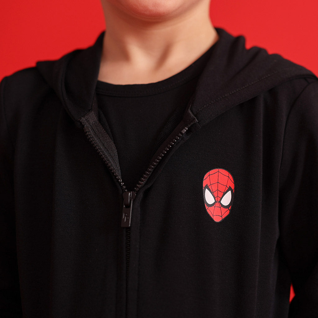 Marvel Spider-Man French Terry Zippered Hoodie