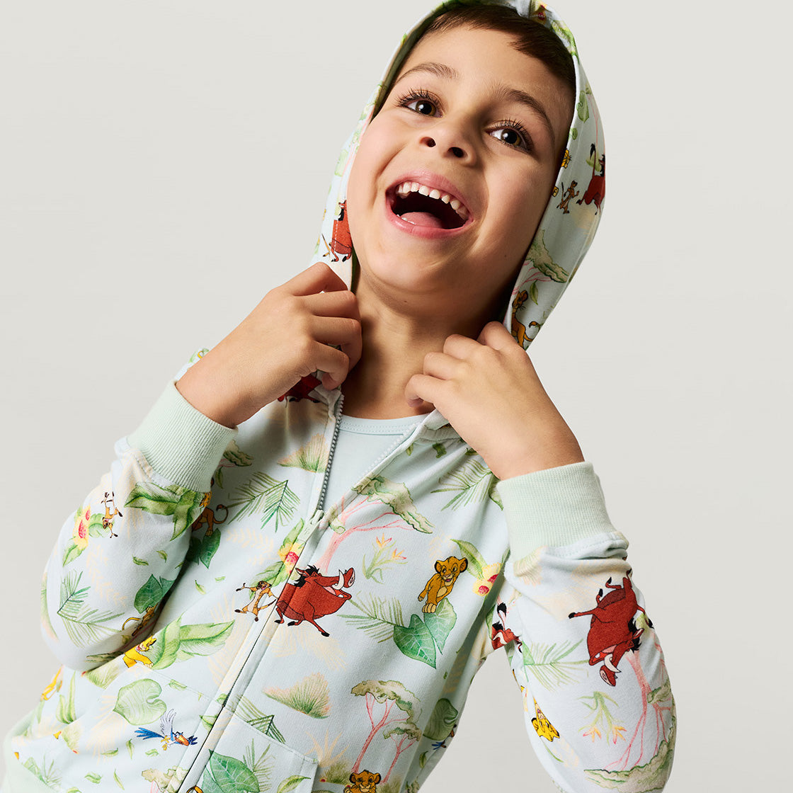 Disney Simba & Friends French Terry Zippered Hoodie