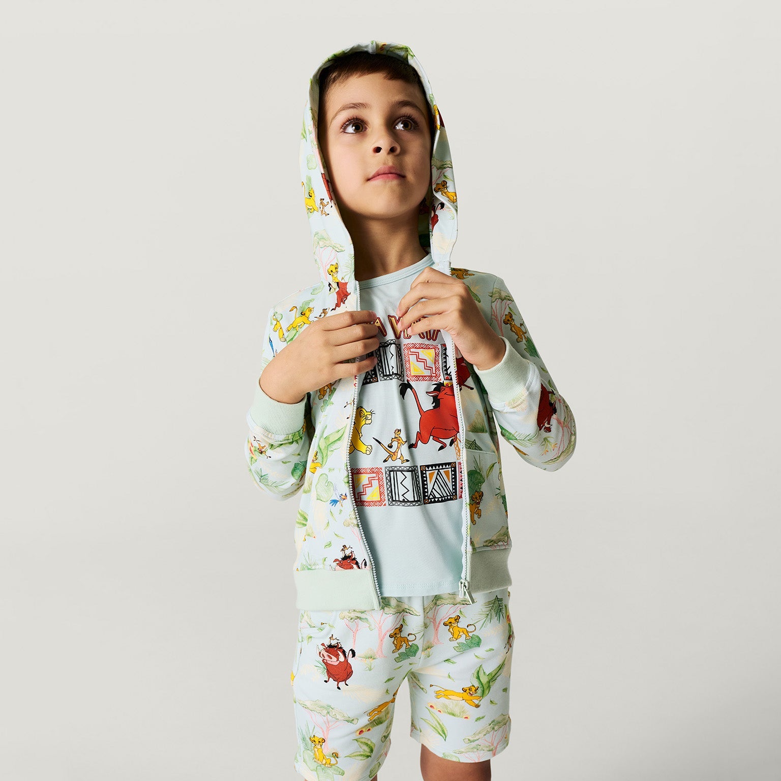 Disney Simba & Friends French Terry Zippered Hoodie