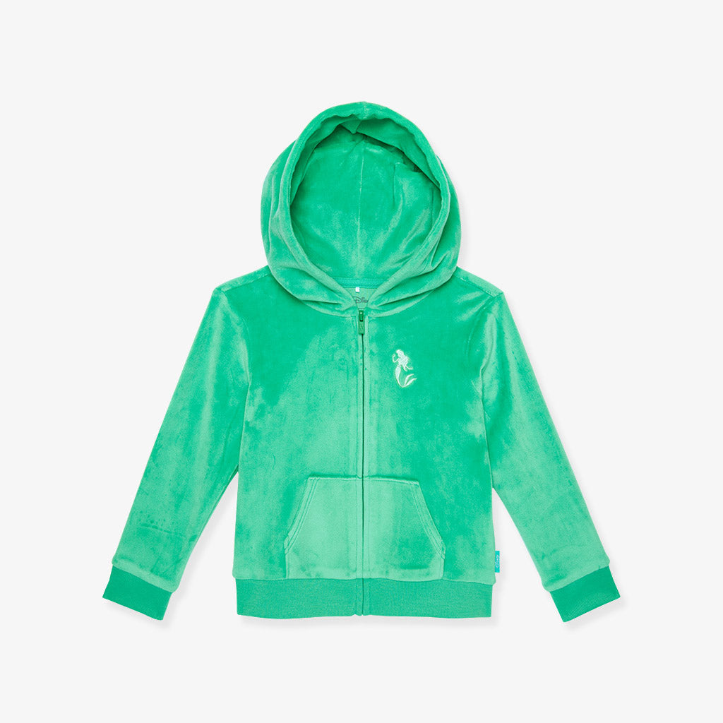 Disney Ariel Velour Zip Hoodie