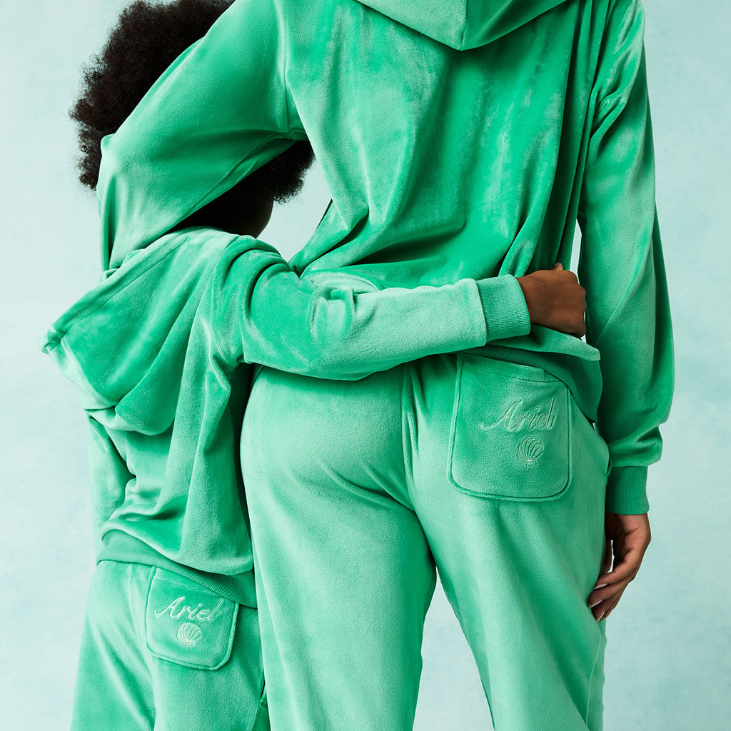 Disney Ariel Velour Zip Hoodie