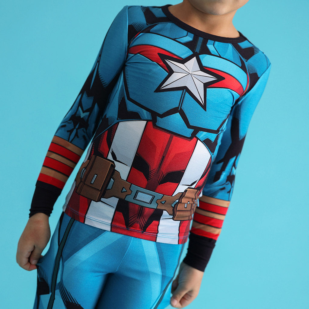 Marvel I Am Captain America Classic Pajama Set