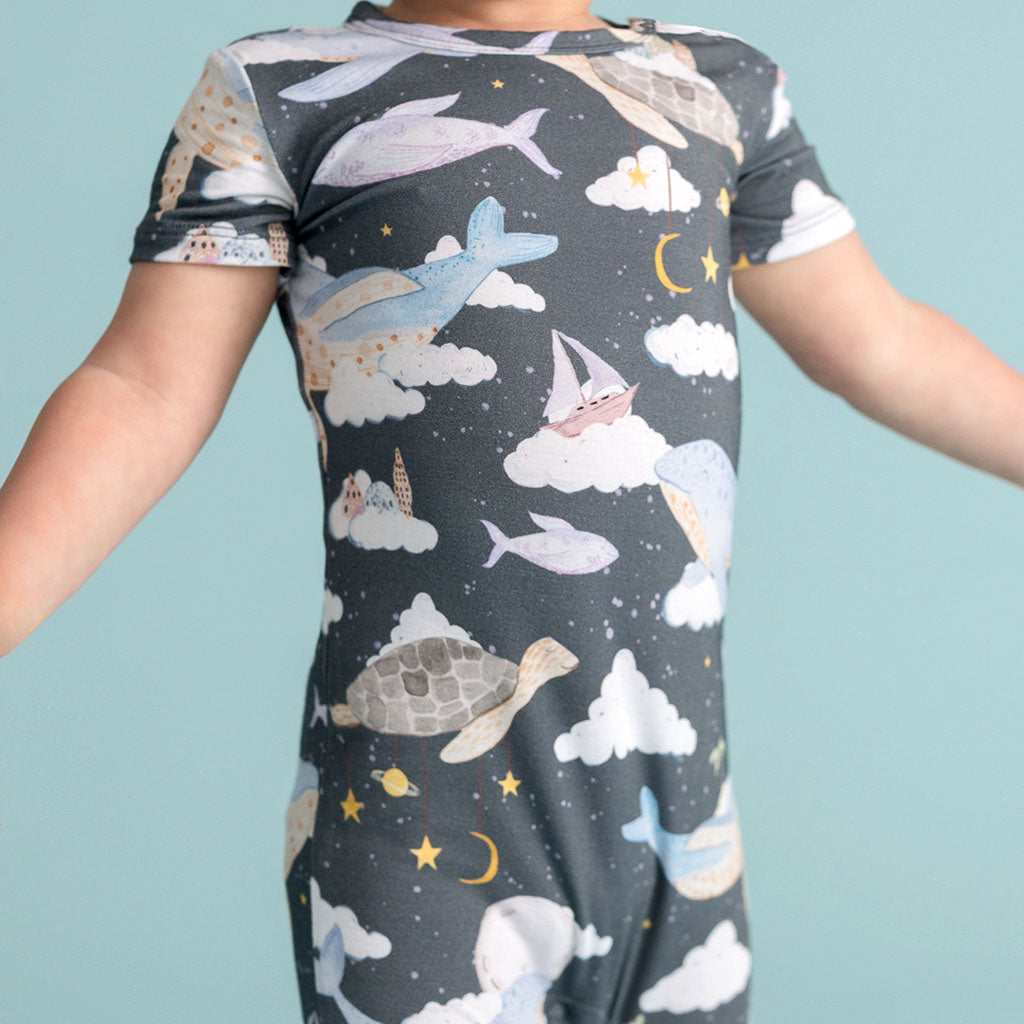 Caspian Short Sleeve Romper