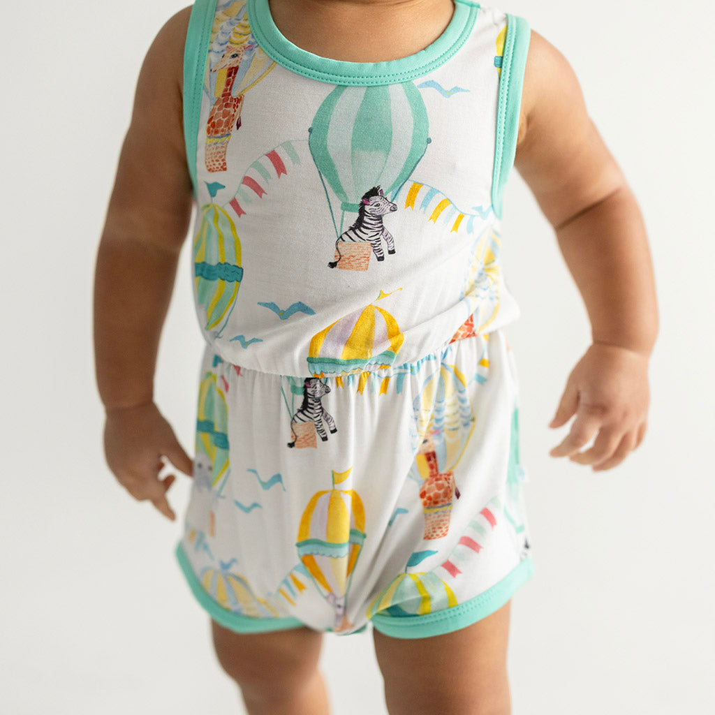Balloon Wonder Varsity Romper