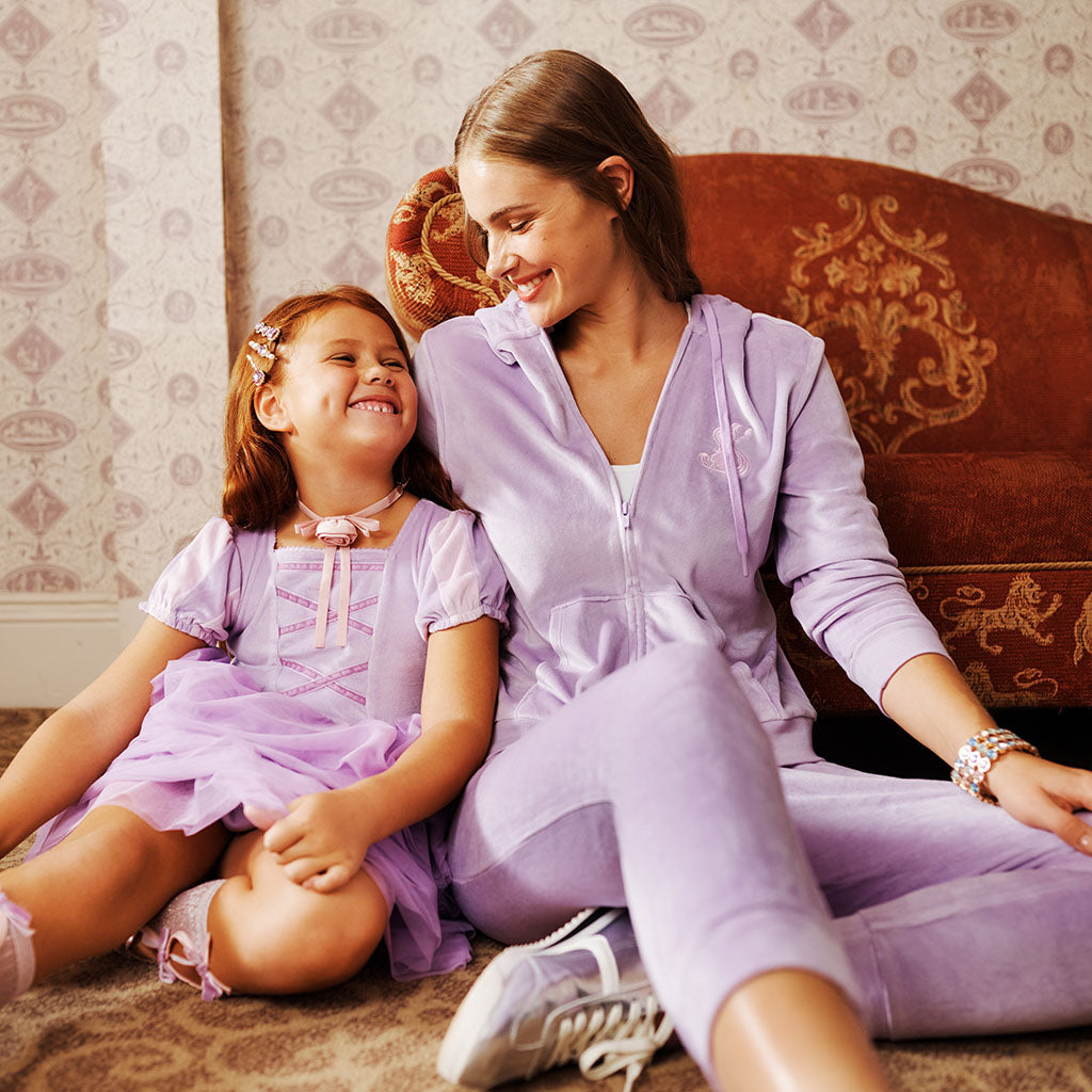 Disney Rapunzel Women's Velour Zip Hoodie