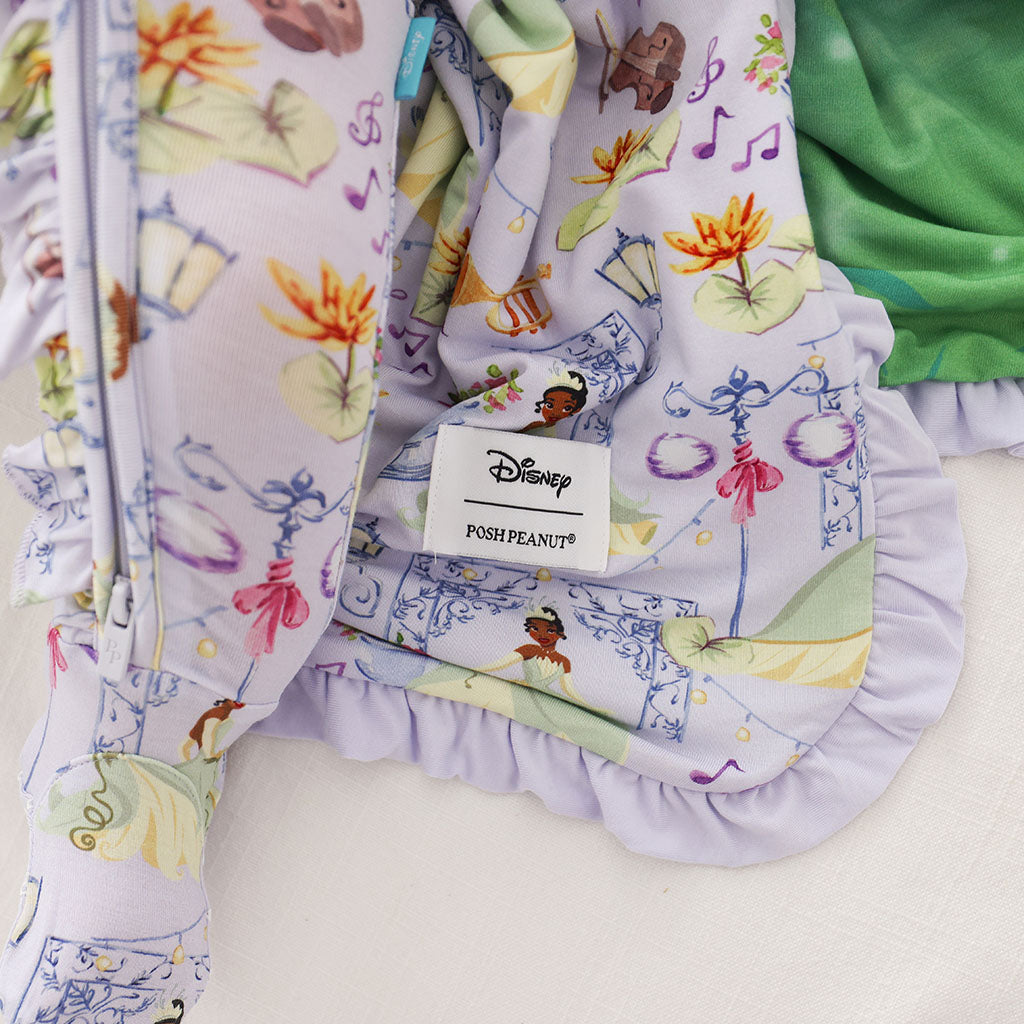 Disney Princess Tiana & Tiana's Palace Ruffled Luxette Patoo? Blanket