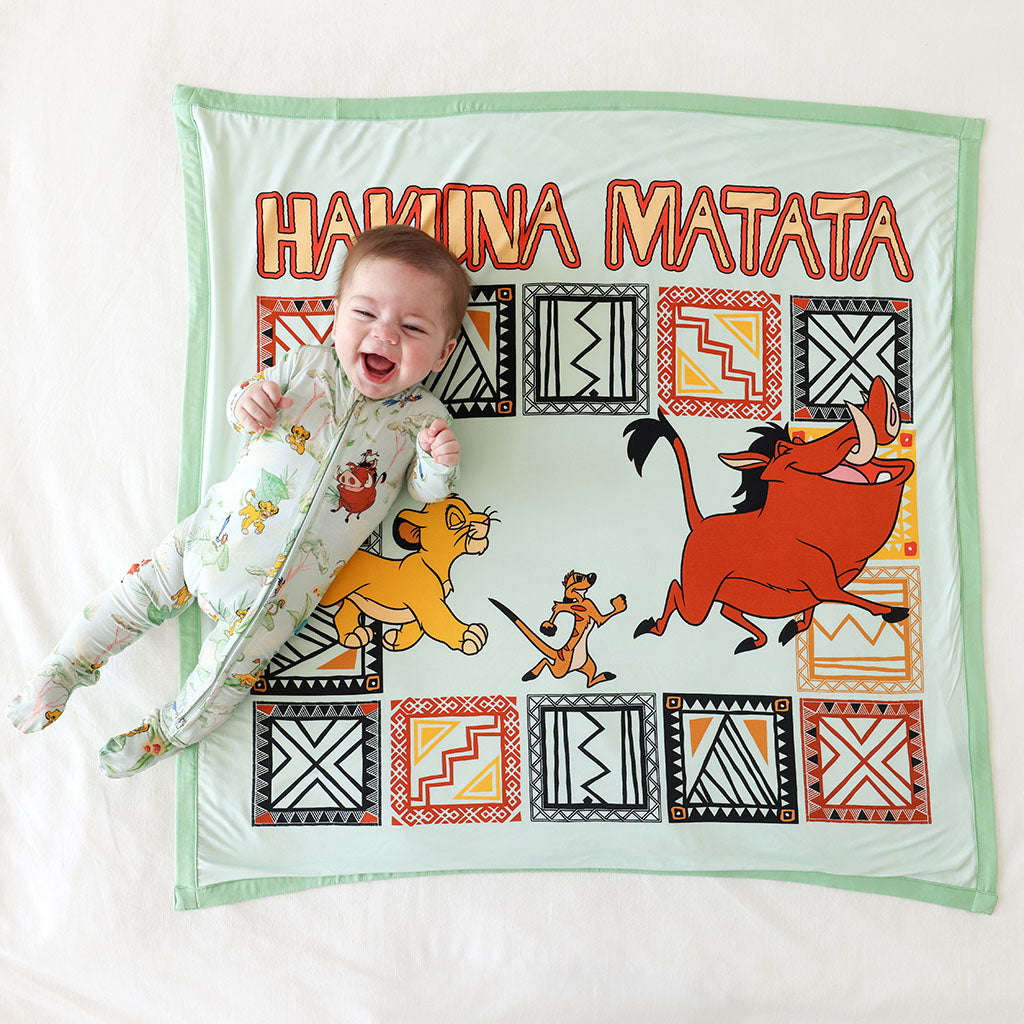 Disney Simba & Friends & Hakuna Matata Luxette Patoo? Blanket