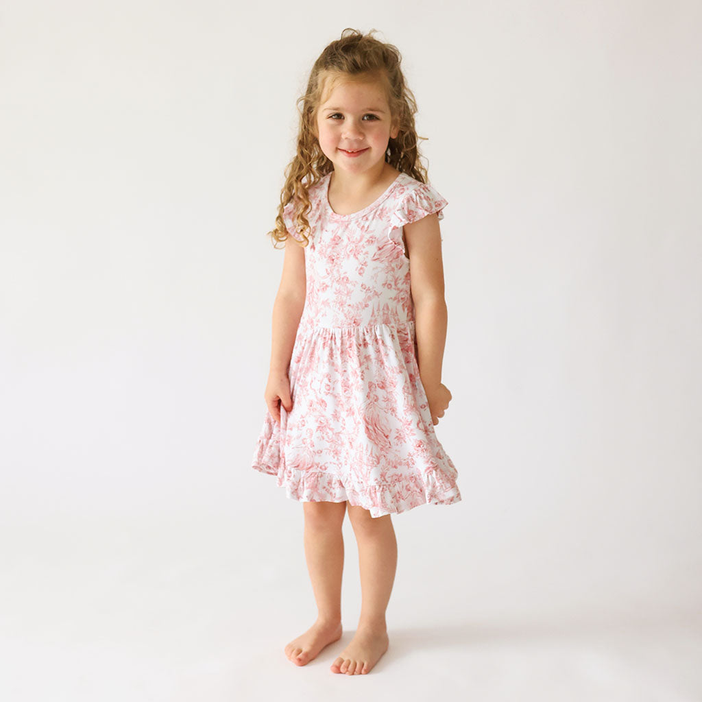 Antoinette Ruffled Twirl Dress