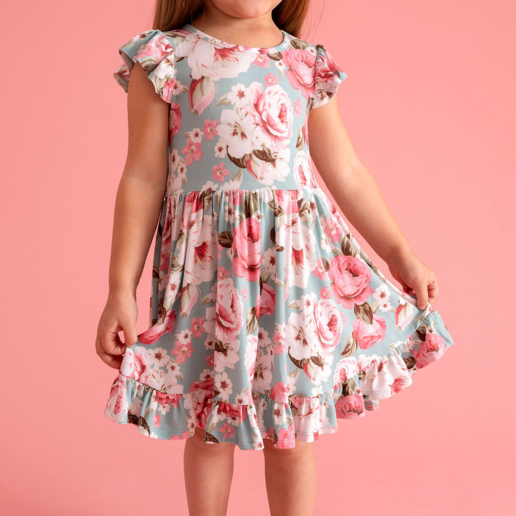 Briana Ruffled Twirl Dress