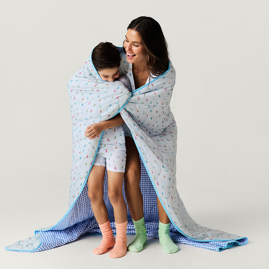 Oslow & Paulie Reversible Quilted Patoo? Blanket