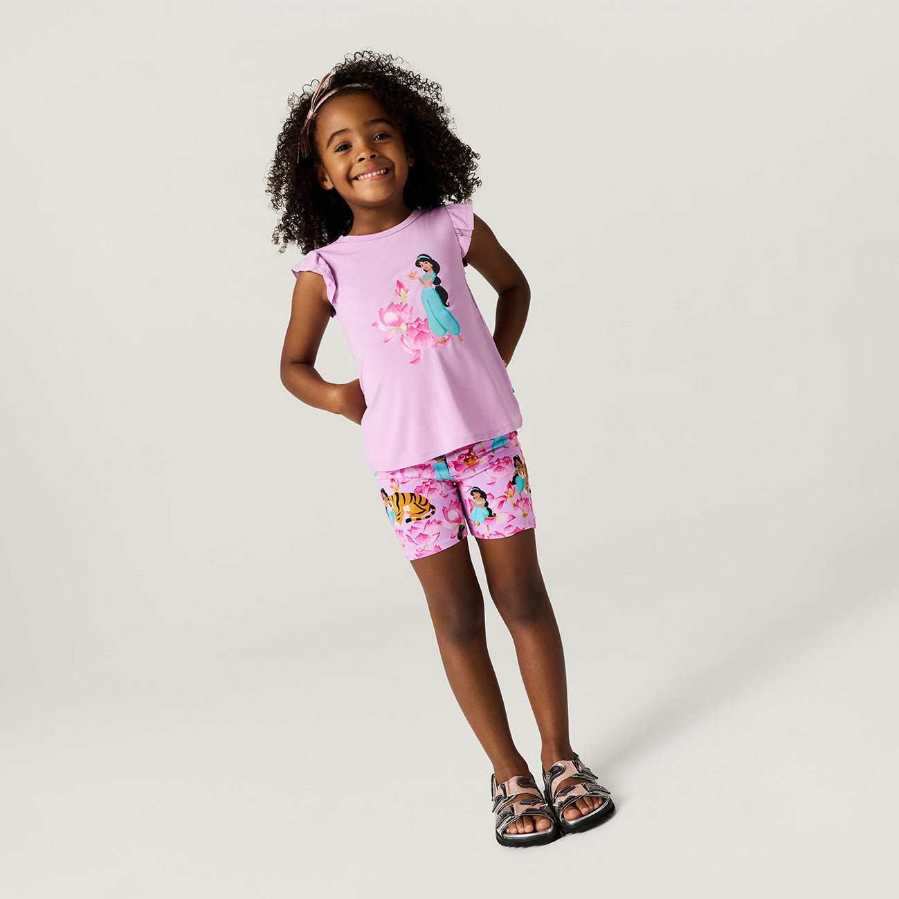 Disney Jasmine Ruffled Graphic Tee