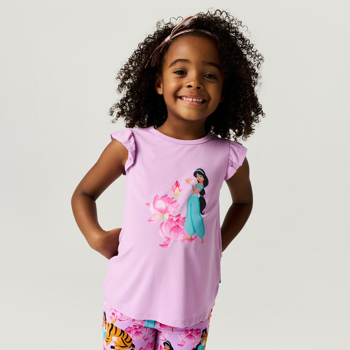 Disney Jasmine Ruffled Graphic Tee