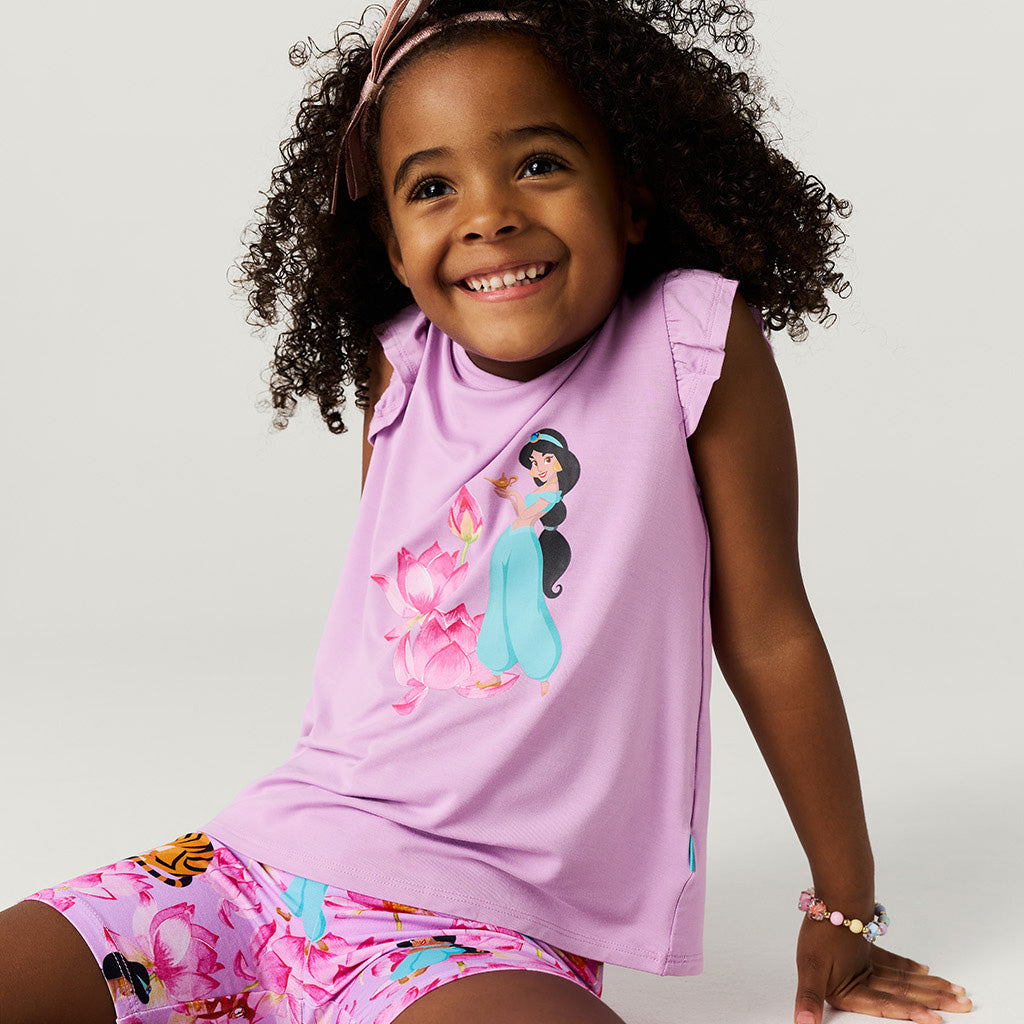 Disney Jasmine Ruffled Graphic Tee