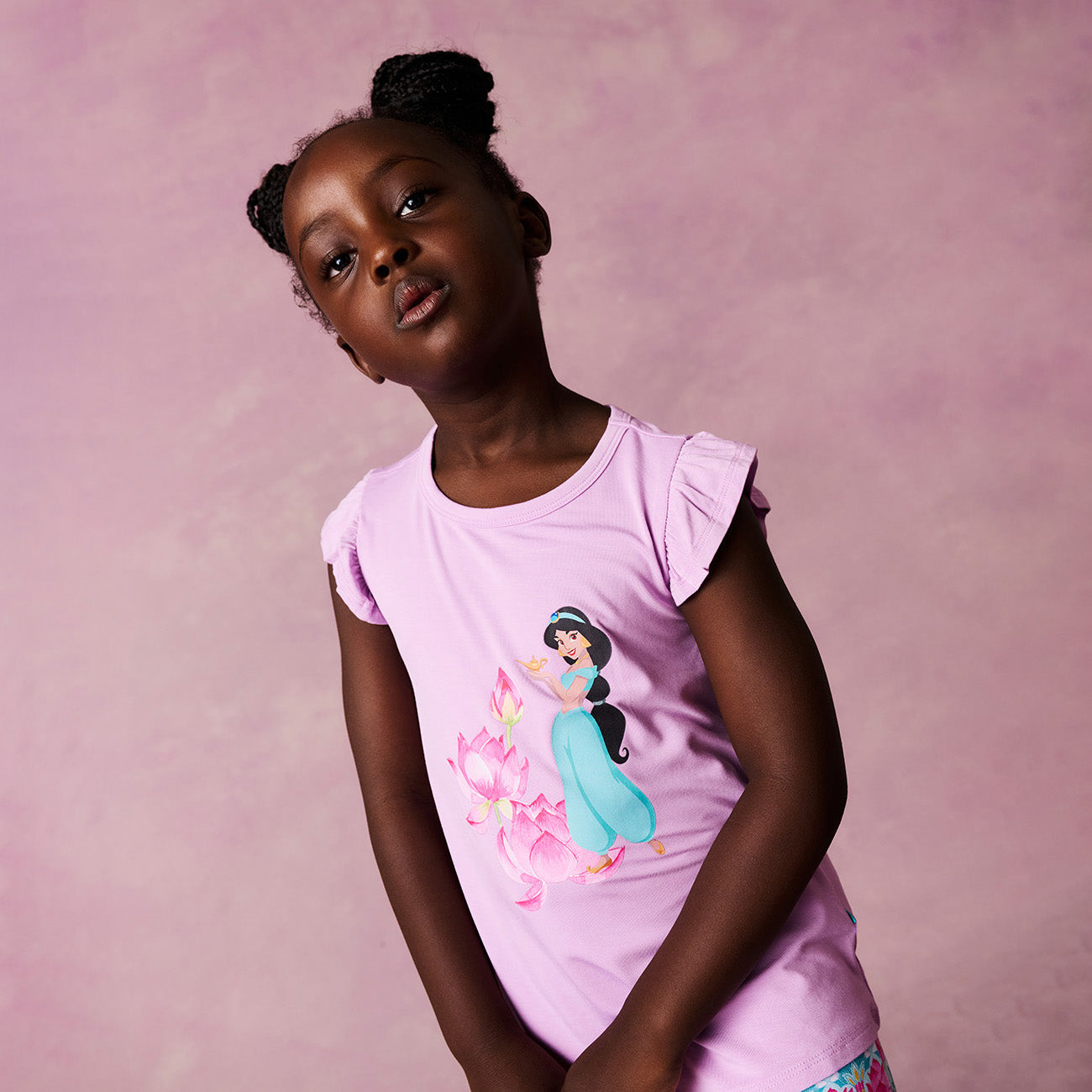 Disney Jasmine Ruffled Graphic Tee