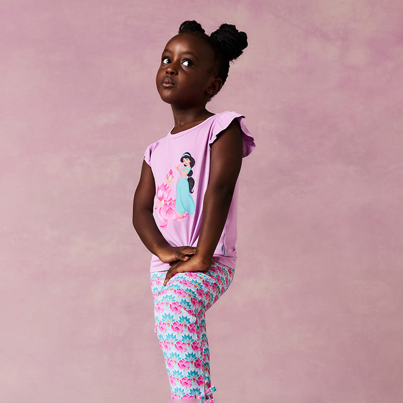 Disney Jasmine Ruffled Graphic Tee