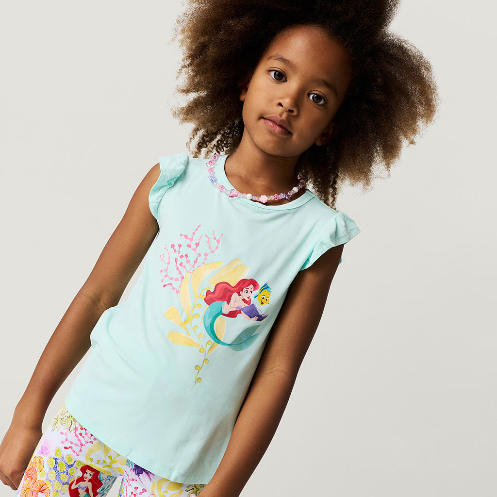 Disney Ariel Ruffled Graphic Tee
