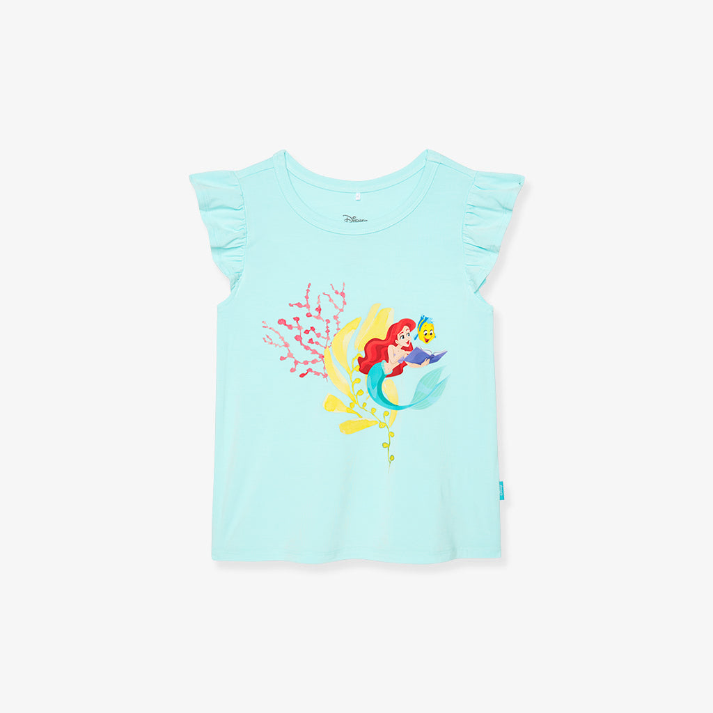 Disney Ariel Ruffled Graphic Tee